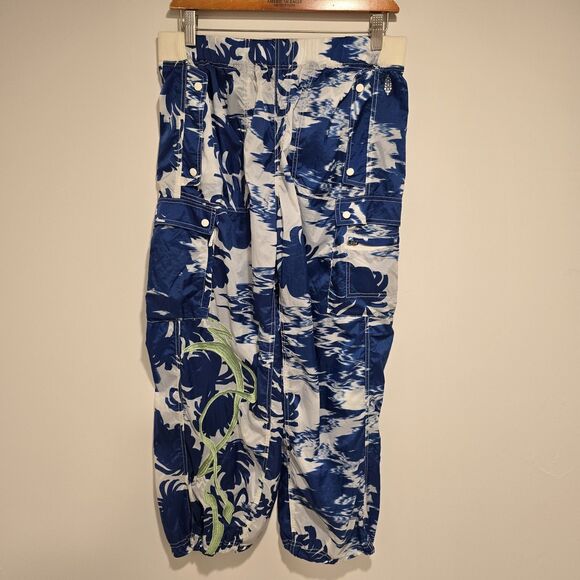 FP Movement Free People Color Burst Hike Pants Medium Chrissy Floral Wave Combo - Picture 2 of 12